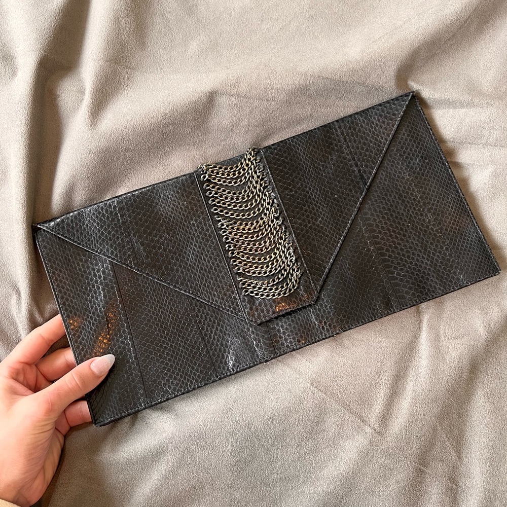 Beirn Cobra Clutch with Chain Detail/ Originally over $400